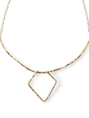 Arrowhead Arc Necklace