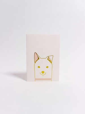 Dog Foil Card