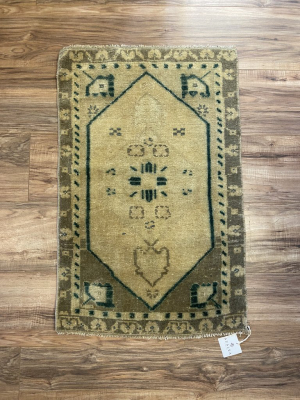 Vintage Mini Runner Rug No. 189