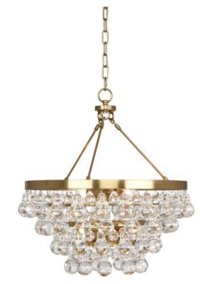 Bling Chandelier With Convertible Double Canopy In Various Finishes