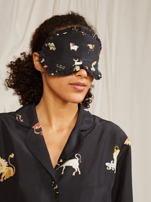 Zodiac Silk Eye Mask