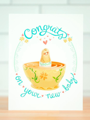 Congrats... Baby Card