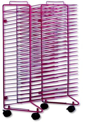 Sax Stack-a-rack Drying Rack, Red, Powder Coated, 30 X 21 X 17 Inches