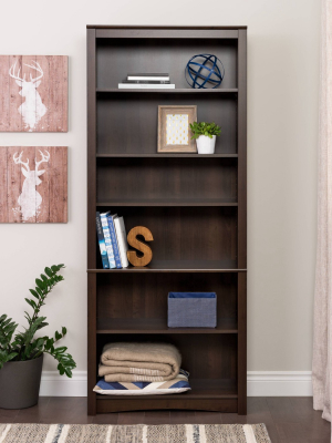 6 Shelf Bookcase Espresso - Prepac