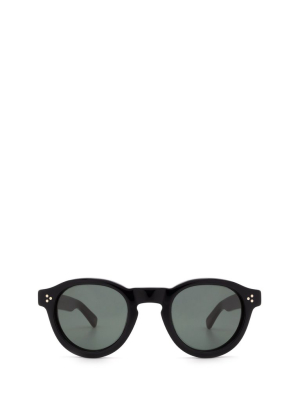 Lesca Gaston Round Frame Sunglasses