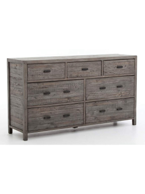 Caminito 7 Drawer Dresser, Black Olive