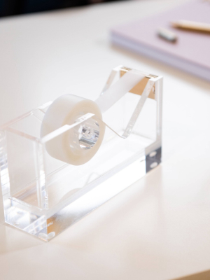 Russell + Hazel Acrylic Tape Dispenser Clear