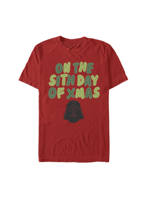 Men's Star Wars Christmas Sith Day T-shirt