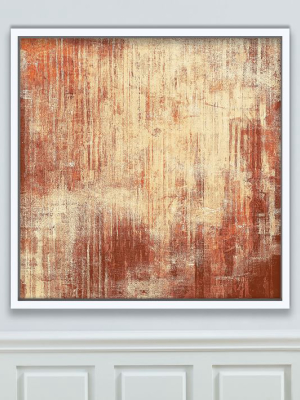 Framed Canvas Print - Fire Streaks