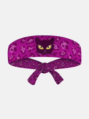 Nala The Purple Cat Tie Headband