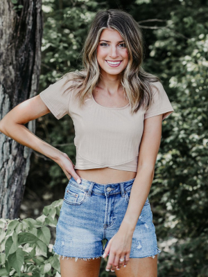 Alyssa Ribbed Crop Top