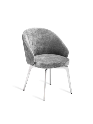 Interlude Home Amara Dining Chair In Grey