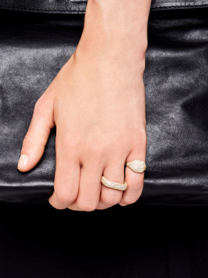 Cushion Pinkie Ring