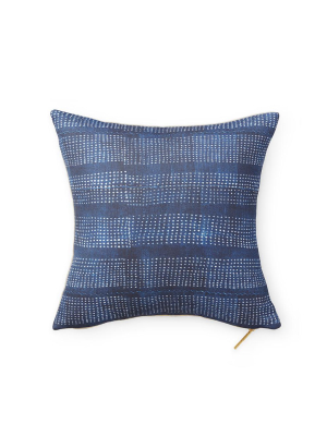 Speckled Indigo - Throw Pillow