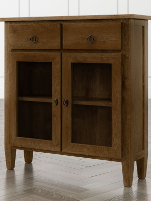 Stretto Nero Noce Entryway Cabinet