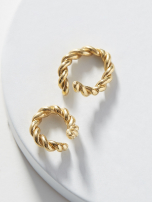 Luiny Interlaced Ear Cuff Set