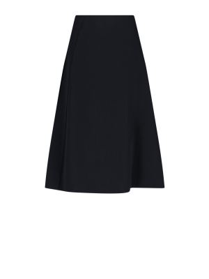 Jil Sander Slit-detailed Midi Skirt