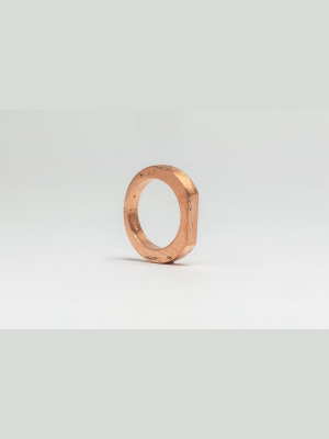 Crescent Plane Ring (4mm, Ama)