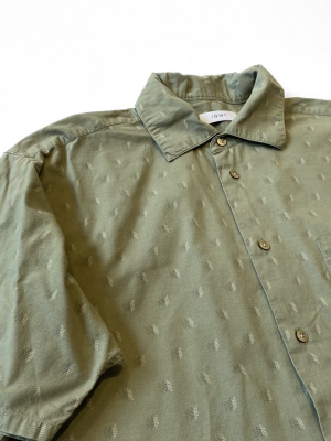 Up! - Reworked Button-down Shirt  / Drab