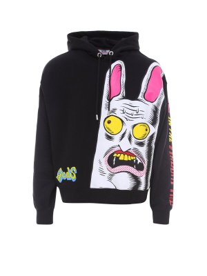 Gcds Graphic Print Hooded Sweatshirt