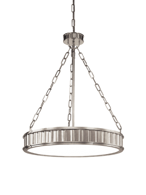 Middlebury 5 Light Pendant Historic Nickel