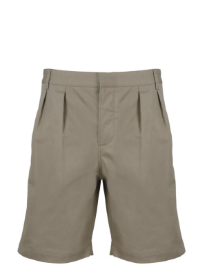 Saint Laurent Pleated Chino Bermuda Shorts