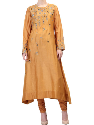 Floral Embroiderd Kurta