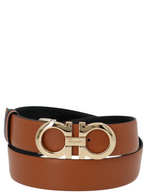 Salvatore Ferragamo Gancini Reversible Belt