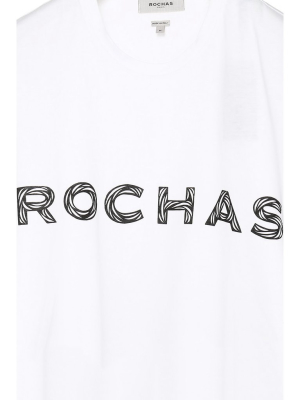 Rochas Logo Printed T-shirt