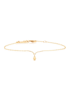 14k Itty Bitty Hamsa Charm Bracelet