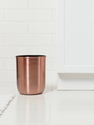 Solid Bathroom Wastebasket Rose Gold - Project 62™