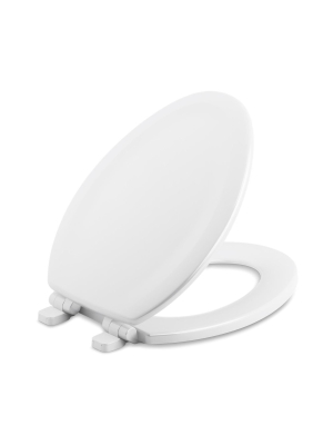 Kohler K-20466 Stonewood Elongated Toilet Seat With Quiet-close - White