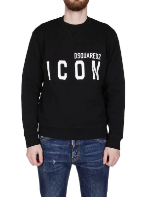 Dsquared2 Icon Print Crewneck Sweatshirt