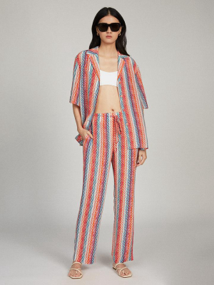 Paige-c Trouser In Candy Oblique Print