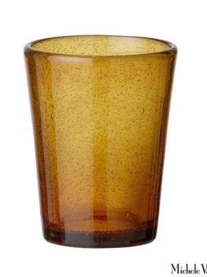 Water Glass Amber