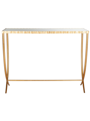 Princess Console Table - Gold/mirror - Safavieh