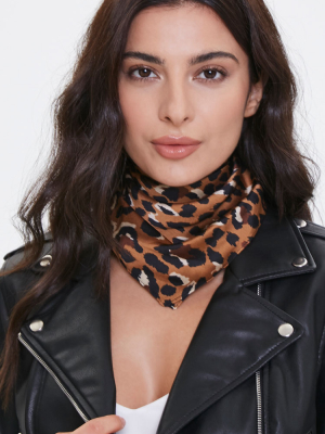 Leopard Print Scarf