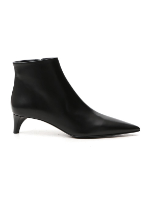 Jil Sander Pointed-toe Ankle Boots