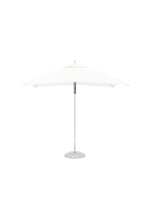 Performance Umbrella, Square, Polished Silver