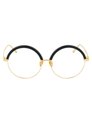 Linda Farrow Annie Round Frame Glasses