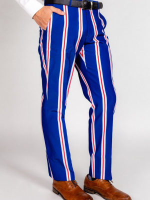 The Trust Funder | Striped Suit Pants