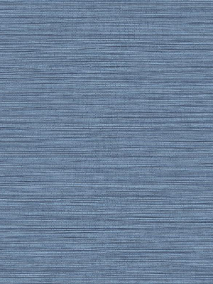 Grasslands Wallpaper In Denim From The Texture Gallery Collection By Seabrook Wallcoverings