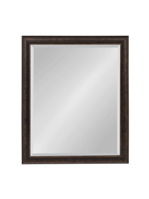 26" X 32" Aldridge Framed Wall Mirror Bronze - Kate And Laurel