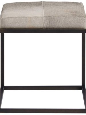 Alchemy Living Accent Chairs Safari Ottoman - Gray