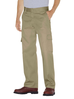 Dickies Men's Big & Tall Relaxed Fit Straight Leg Cargo Work Pants