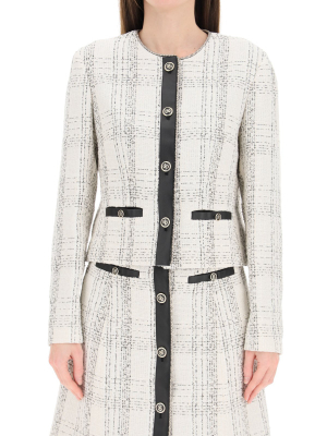 Salvatore Ferragamo Gancio Tweed Jacket