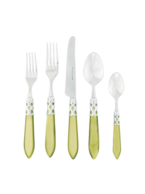 Vietri Aladdin Brilliant Chartreuse 5-piece Place Setting