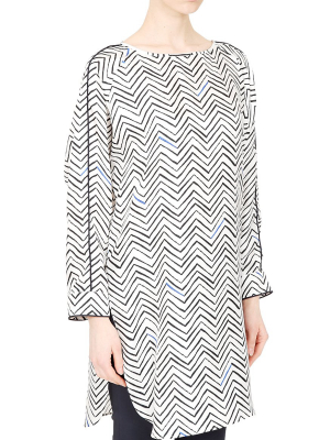 Max Mara Striped Tunic Top