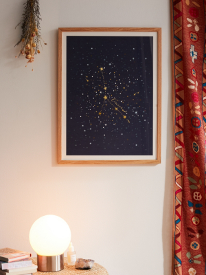 Iveta Abolina Star Constellations Cancer Art Print