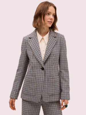 Pop Houndstooth Blazer